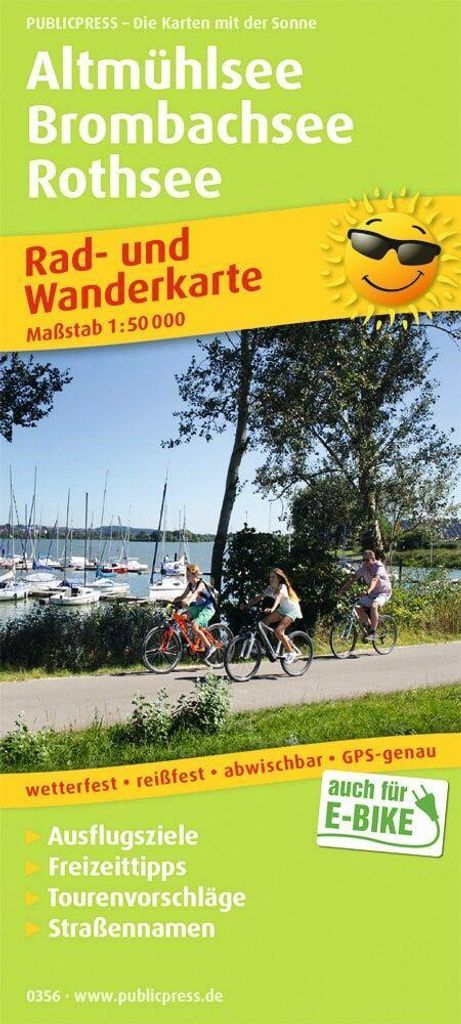 Altmühlsee - Brombachsee - Rothsee 1 : 50 000 Produktbild 