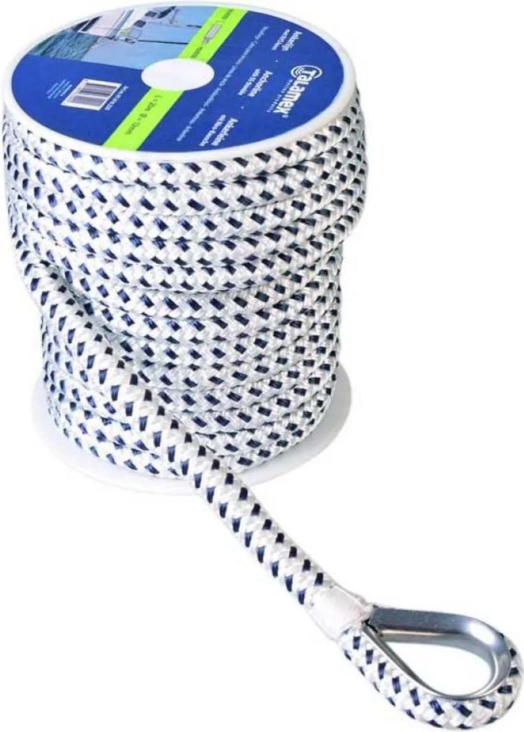 Talamex Anchorline Geflochtenes Seil 12 Mm Weiß 20 m Weiß 20 m