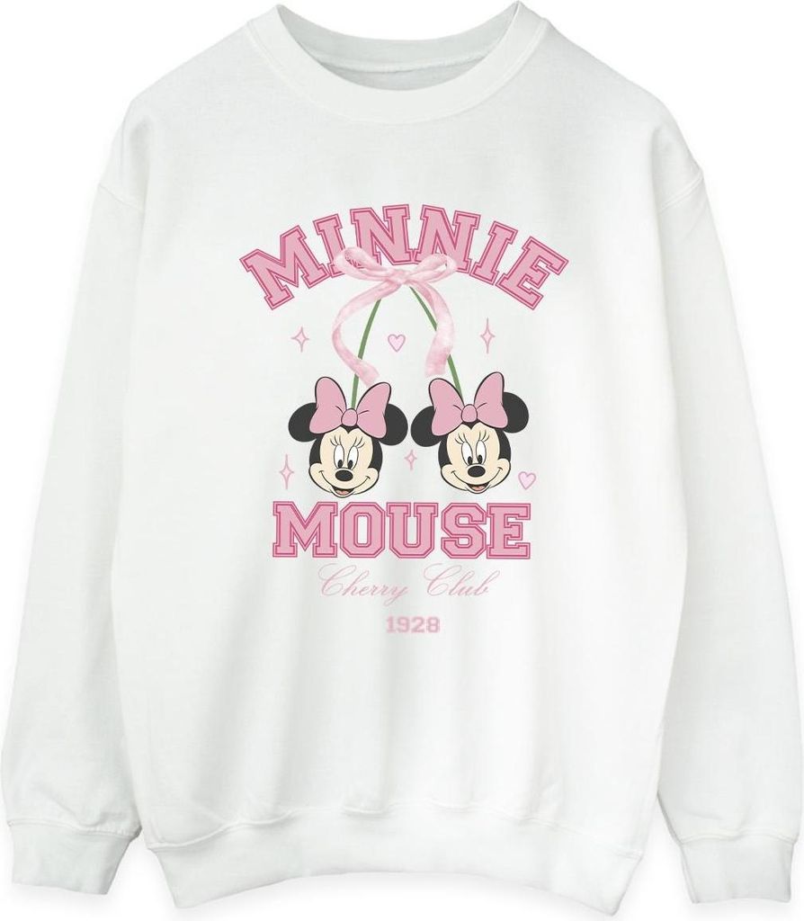 Disney - "Cherry Club" Sweatshirt für Damen BI54576 (5XL) (Weiß)