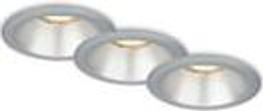 Briloner Leuchten FONDO 3er Set Einbauleuchten 3x GU10 Produktbild 