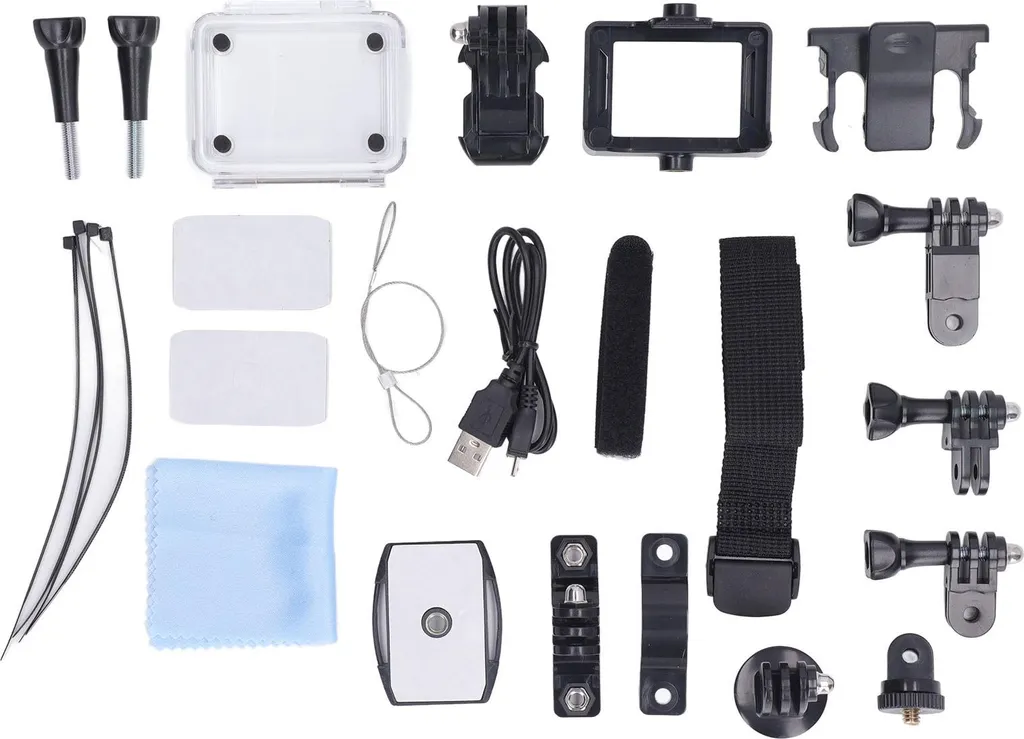 Telecamera 4K WiFi Sportiva | Action Cam per Viaggi e Outdoor ABS - 4