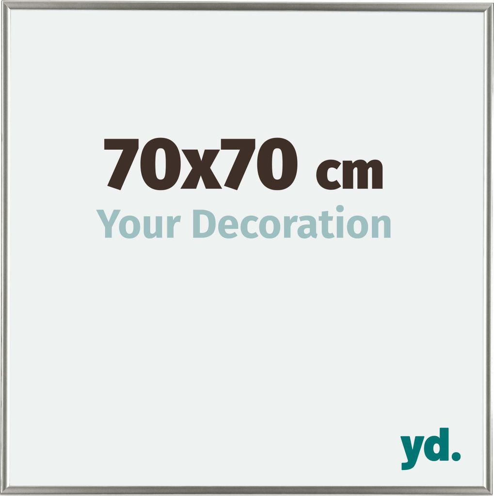 Cadre photo, 70x70 cm, champagne, plastique, Evry Image du produit 