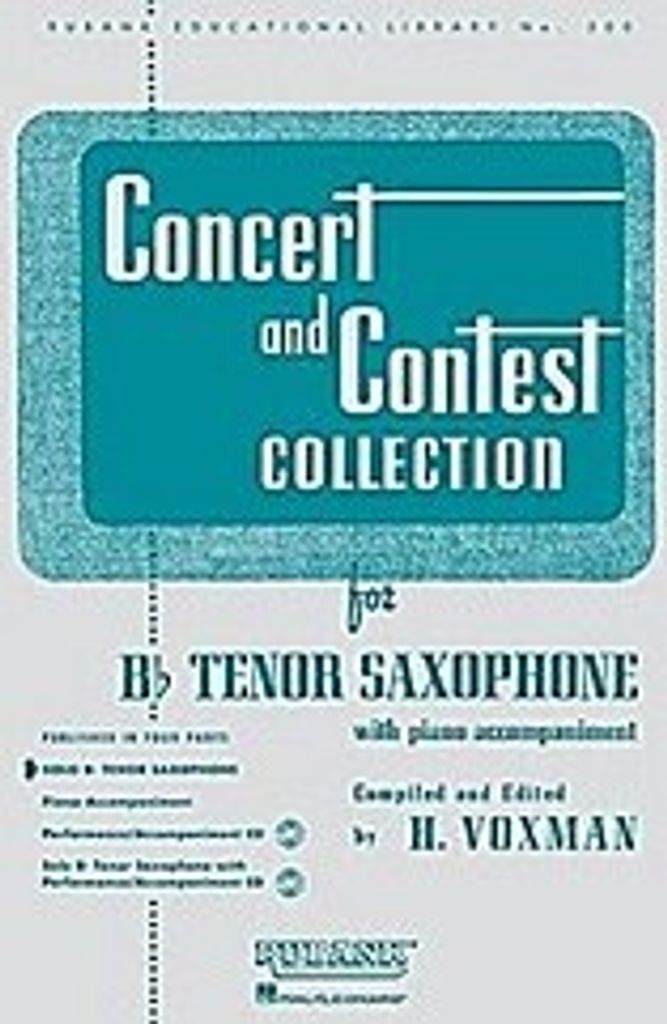 Concert and Contest Collection for BB Tenor Saxophone: Solo Part