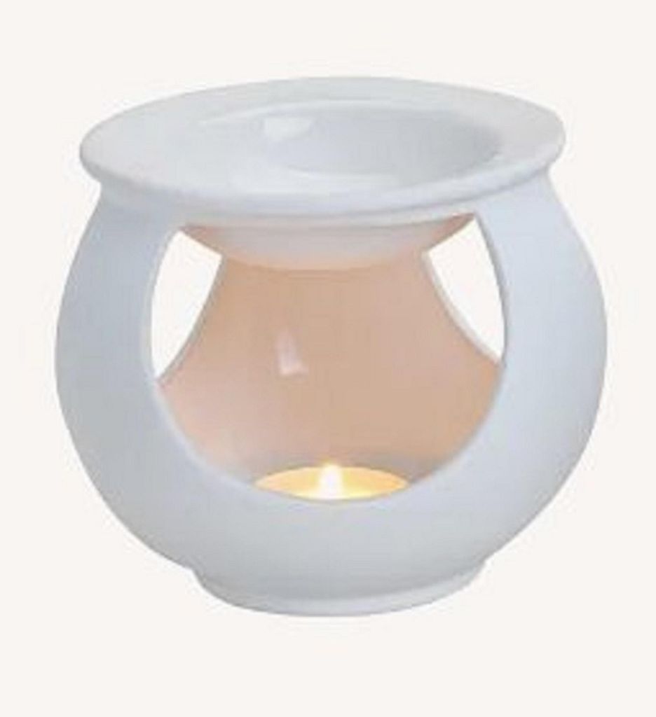 Duftlampe Silikon weiß