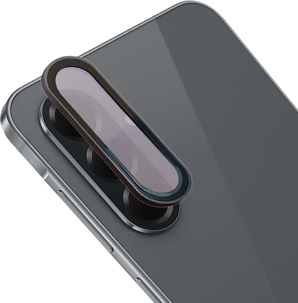Bizon Glass Snap Lens Samsung Galaxy A56 5G schwarzer Rahmen