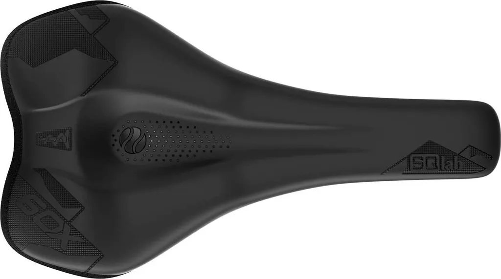 Selle VTT Confort SQLAB 6OX Ergowave Active 2.0 Noir pour Longues Sorties