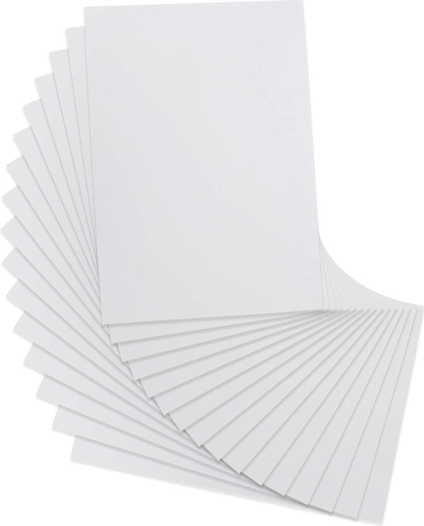 16 Stück A3 Schaumstoffplatten aus Karton 5 mm dick 297 × 420 für Werbung, Präsentationen und Kunstausstellungen Foamboard A3