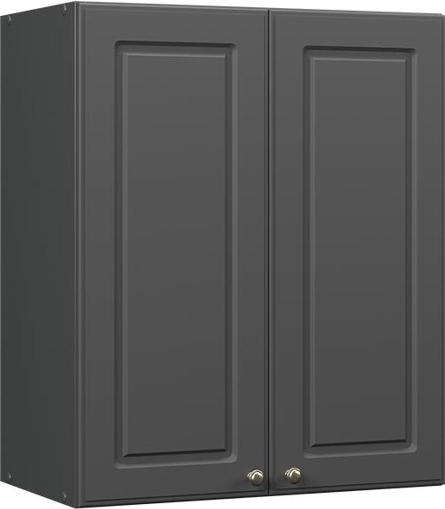 Hängeschrank Vicco Fame-Line Anthrazit-Gold Landhaus 60 cm, Produktbild 