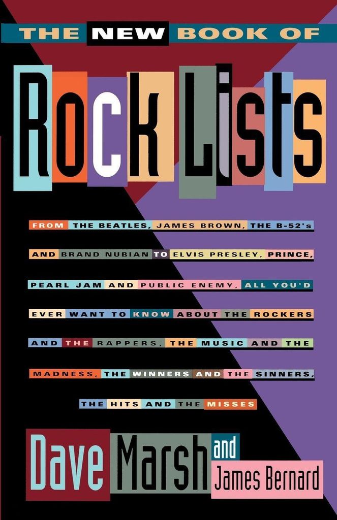 ISBN New Book of Rock Lists, Englisch, Taschenbuch für den Handel, 624 Seiten