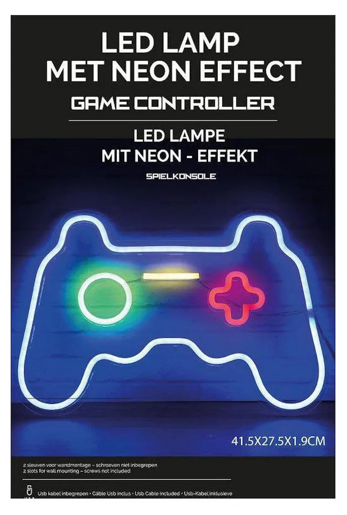 Finissez-en avec un setup sombre : Lampe LED Néon Manette Lumineuse