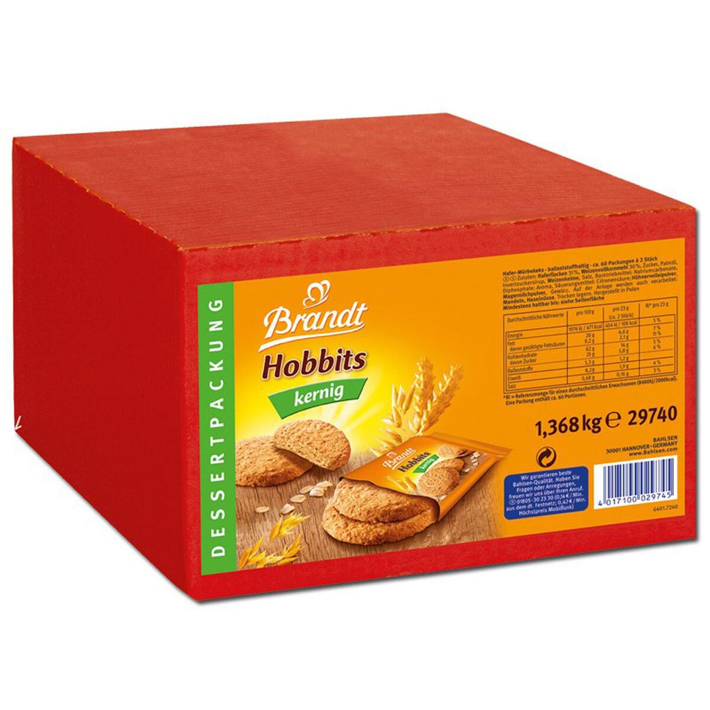 Brandt Hobbits výdatné sušienky 60x 2 ks. Obrázok produktu 