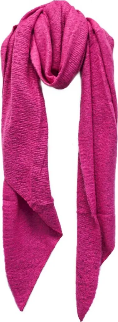 Maxi Sciarpa Monocolore Fucsia 220x70 cm - Calda e Avvolgente