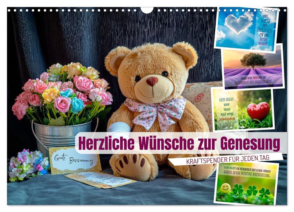 Herzliche Wünsche zur Genesung (Wandkalender 2027 DIN A3 quer), CALVENDO Monatskalender