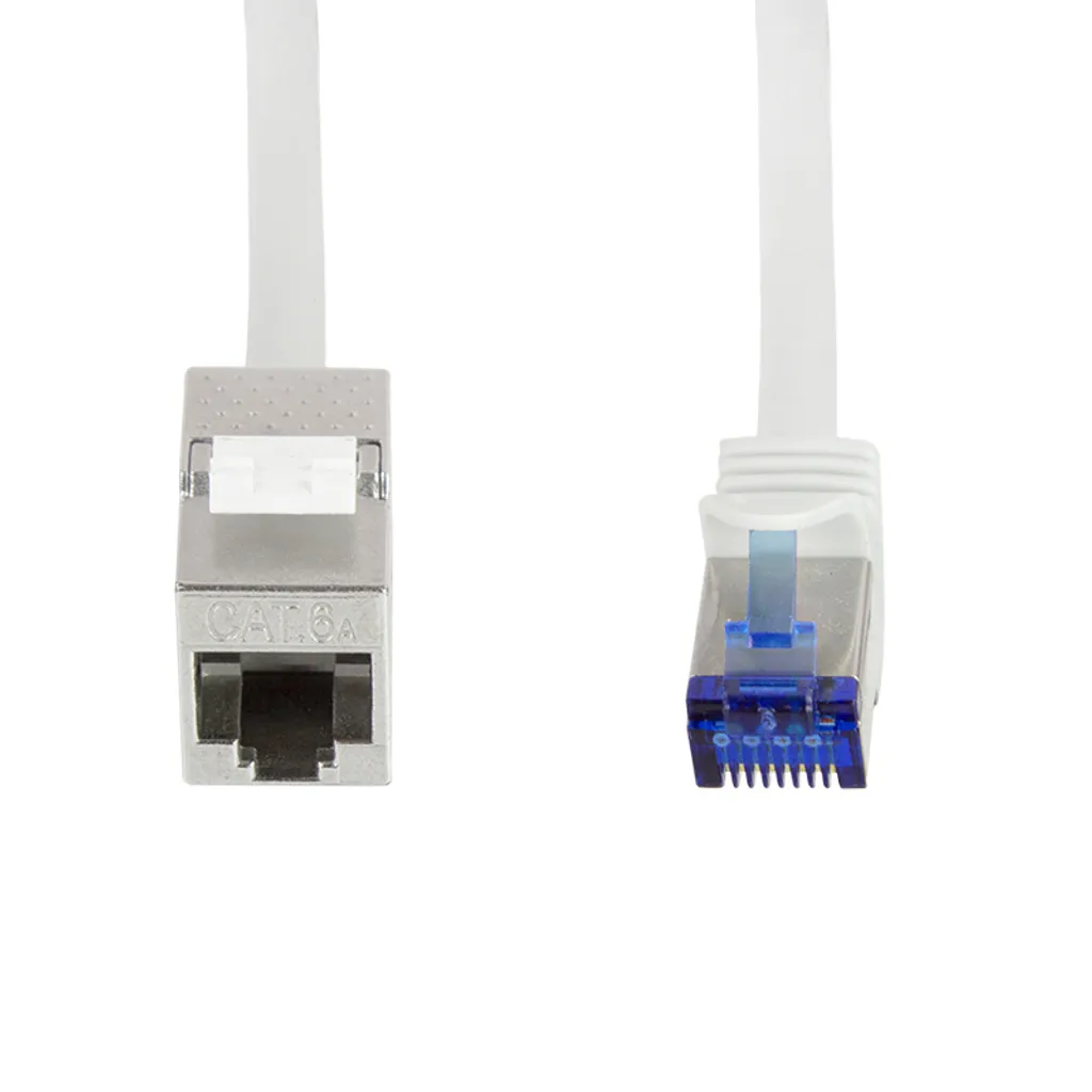 Câble Patch Consolidation LogiLink Cat.6A S/FTP de 10m - Gris Blindé