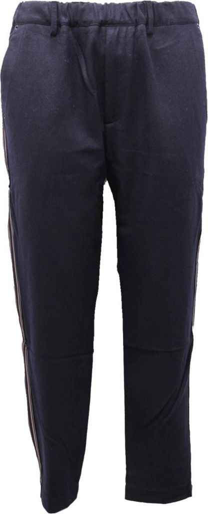 8891AG pantalone uomo PREMIUM MOOD DENIM SUPERIOR blue wool blend trouser man