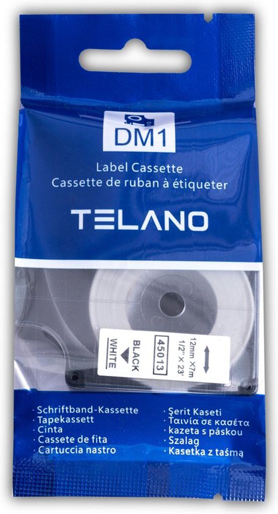 10x Kompatibel zu Dymo D1 12mm Schriftband 45013 LabelManager 160 280 S0720530 