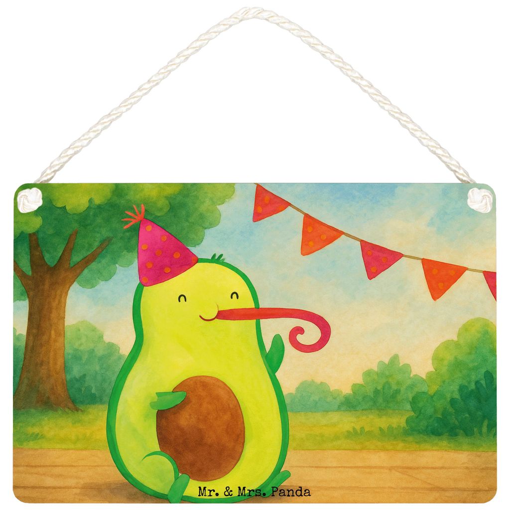 Mr. & Mrs. Panda Deko Wandbild Avocado Geburtstag Design DIN A4 - Weiß - Geschenk, Frucht, sprüche schild, holzbild, kleine aufmerksamkeit, Feier...