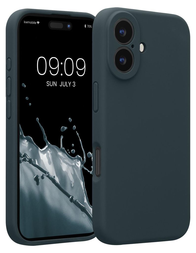 kwmobile Handyhülle für Apple iPhone 16 Hülle - gummierte Produktbild 