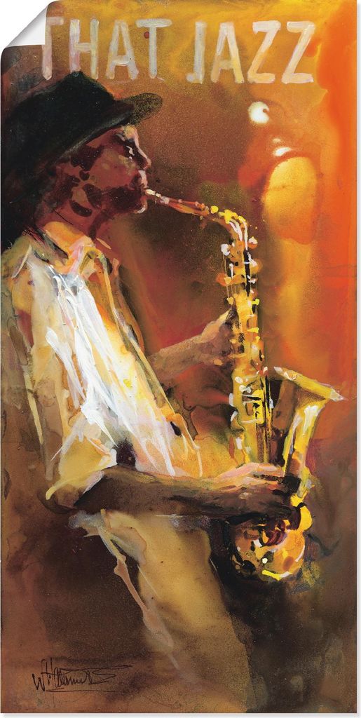 ARTland Poster Jazz Größe: 75x150 cm