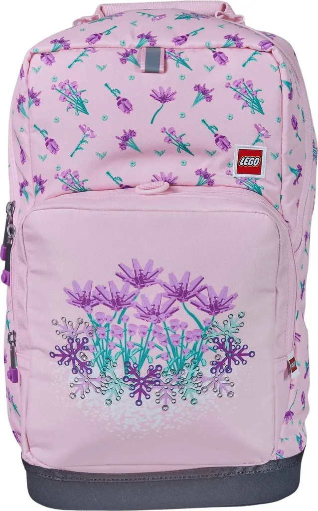 Cartable Optimo anti mal de dos, sac scolaire fleuri ultra solide