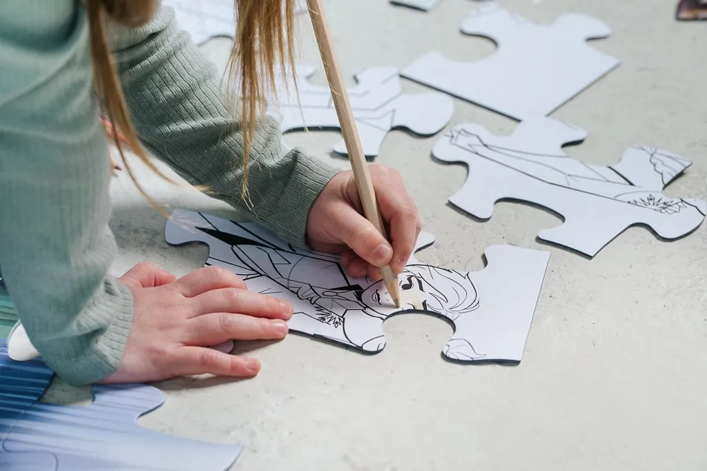 Puzzle de sol 24 pièces Trefl pour activité calme enfant de 3 ans