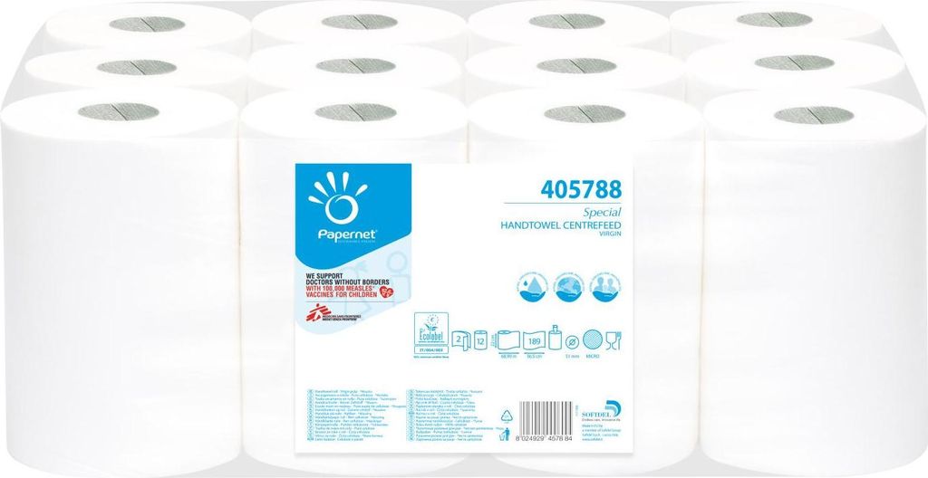Papernet 405788 Papiertuch 189 Blätter Zellulose Weiß 689,9 m