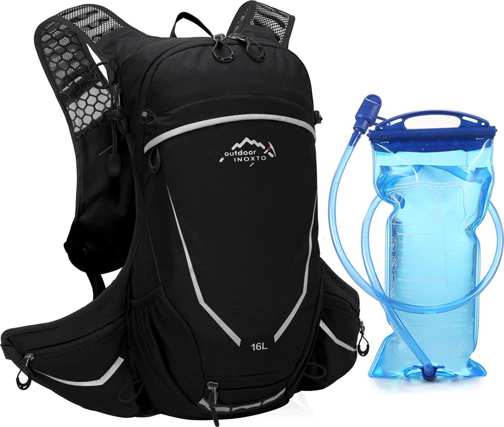 Fahrradrucksack Outdoor-Lauftasche Fahrradtasche Sportweste Ultraleichte Reittaschen Atmungsaktive Jogging-Reise-Tagesrucksack-Tasche fuer Reiten, ...