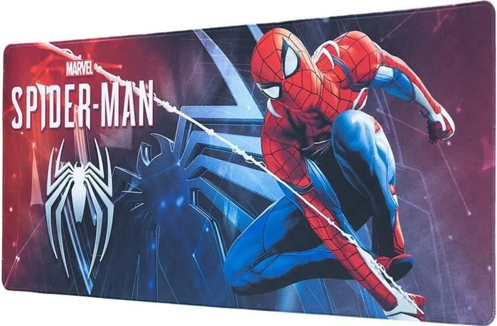Sous-main Spiderman grand format en tissu renforcé pour bureau gaming