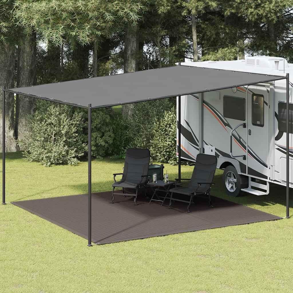 vidaXL Zeltteppich 400x400 cm Anthrazit