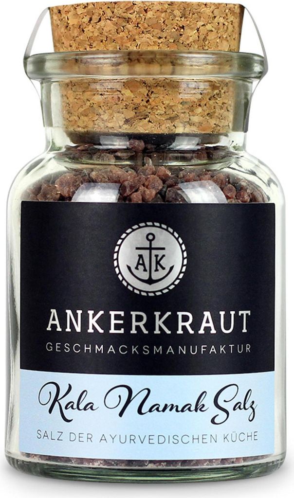 Kala Namak Salz, 150g im Korkenglas