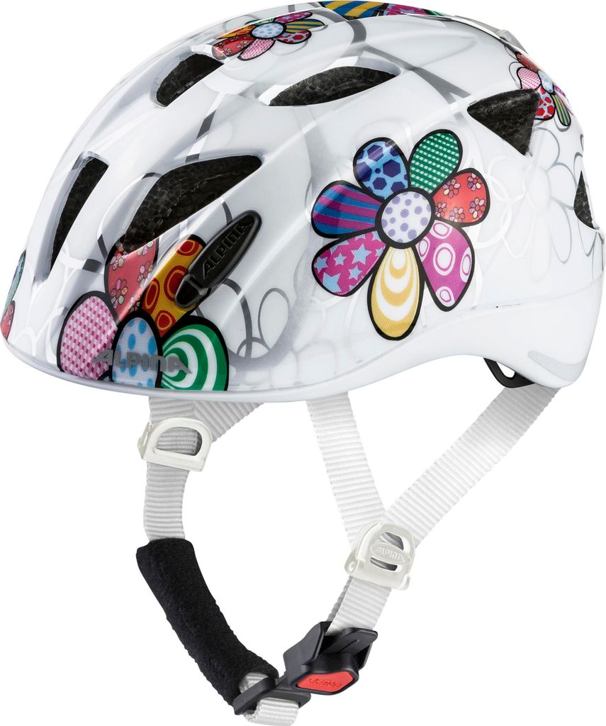 ALPINA Kinder-Helm Ximo Flash white flower