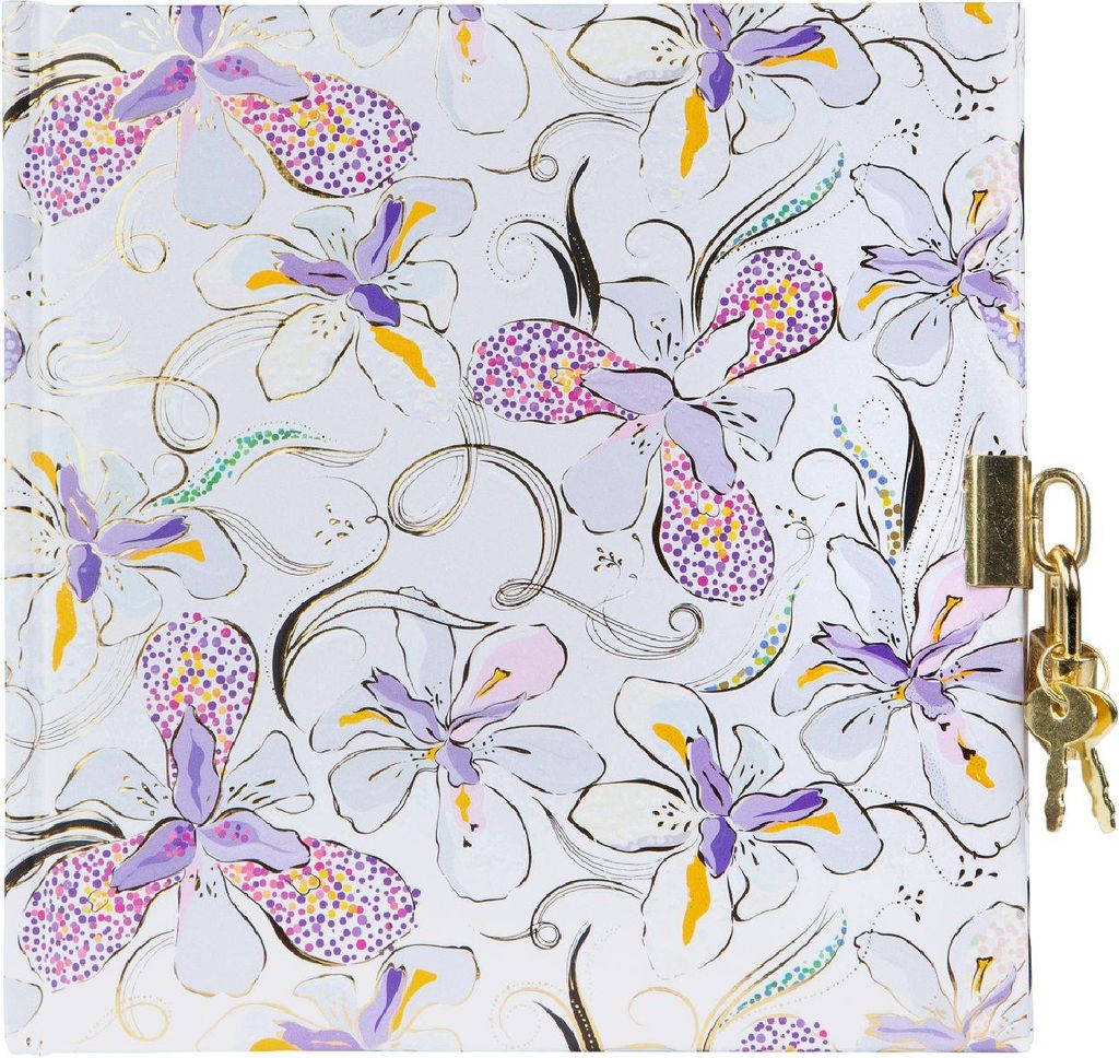 Goldbuch Tagebuch Orchid Mood White