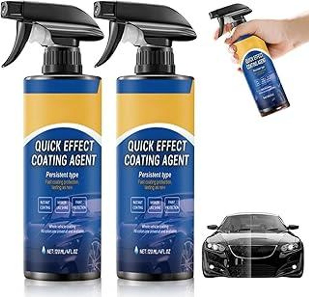 3 in 1 Hochschutz-Auto-Beschichtungsspray – Quick Effect Coating Agent for Car,Auto Nano Beschichtungs spray,Advanced Car Quick-Acting Coating Ag...