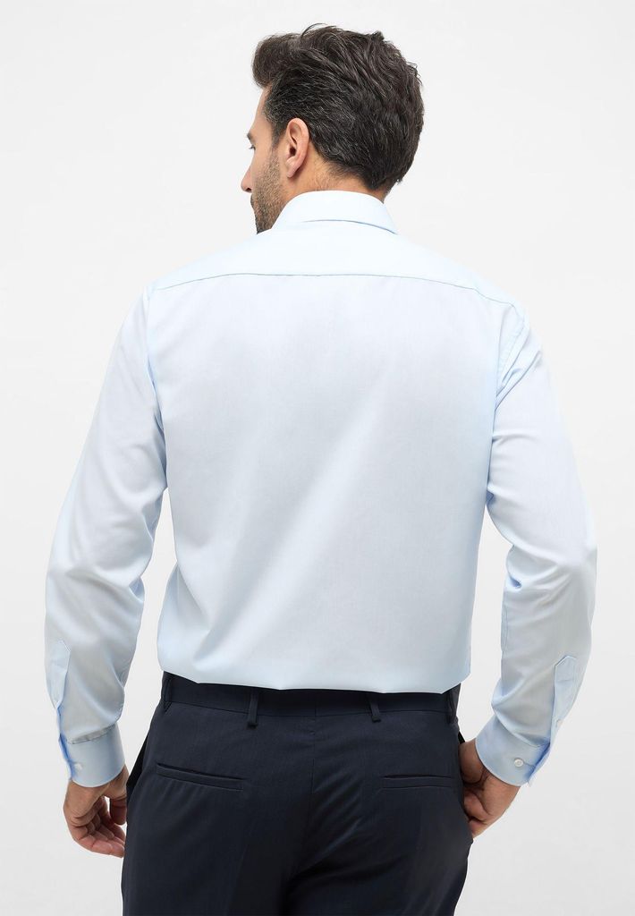 Eterna Herren Original Shirt Popeline (1100 X19K), Größe:40, Farbe:Hellblau (10)
