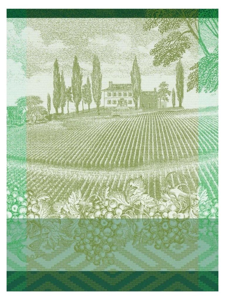 Geschirrtuch Vignoble Vigne 60x80 cm aus Baumwolle