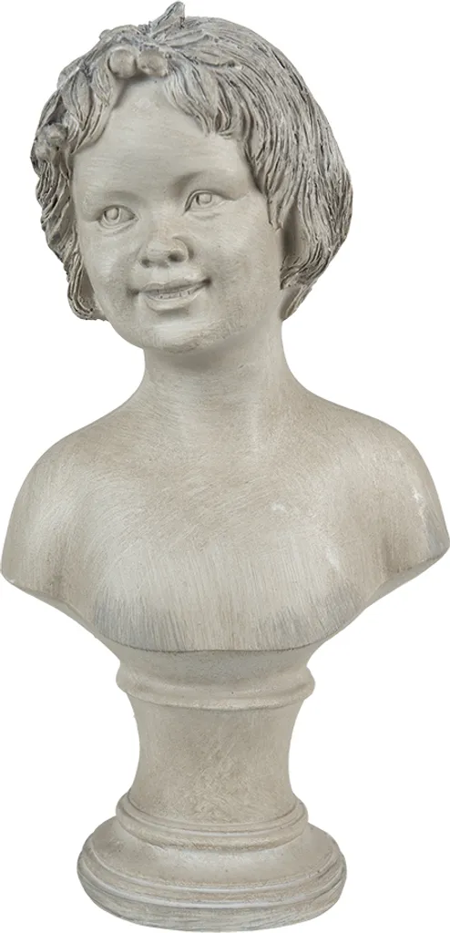 Statue Décorative Jeune Fille 27 cm Beige Idéale pour Salon et Chambre