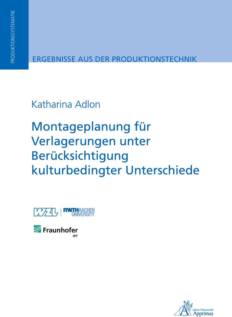 Montageplanung für Verlagerungen unter Berücksichtigung kulturbedingter Unterschiede