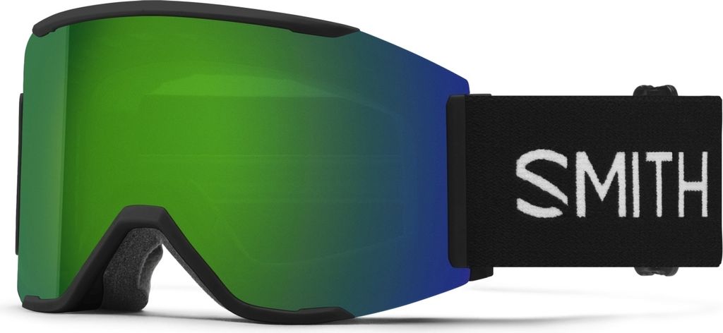 Smith Squad Mag Skibrille Schwarz Chroma PopSun Green Produktbild 