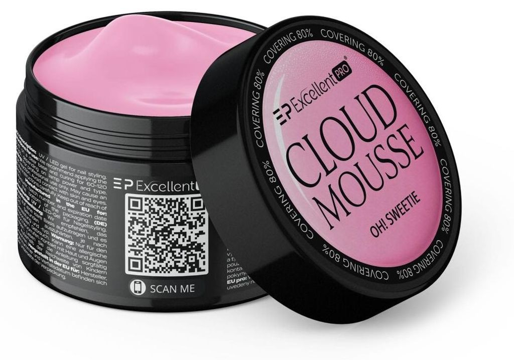 Excellent Pro | Cloud Mousse Oh! Sweetie – cukrově růžová – Obrázek produktu 