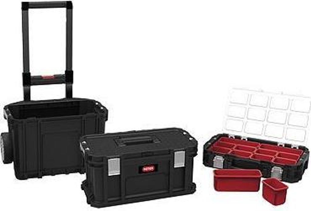 Keter 238273 equipment case Trolley case Black Image du produit 