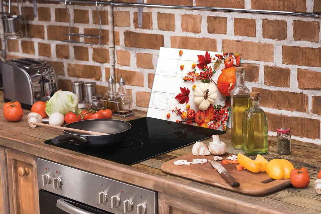 Tagliere Vetro Temperato 40x30 Zucca | Superficie Antimicrobica - 6
