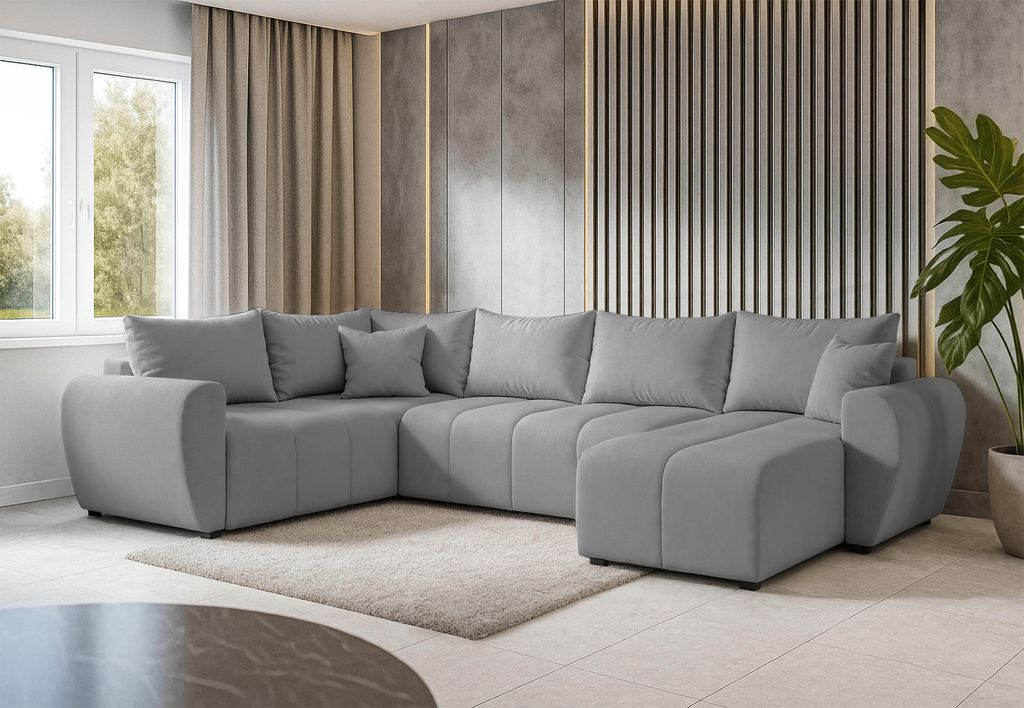 AX LIVING Malatya U XL Salon Canapé d'angle en forme de U Image du produit 