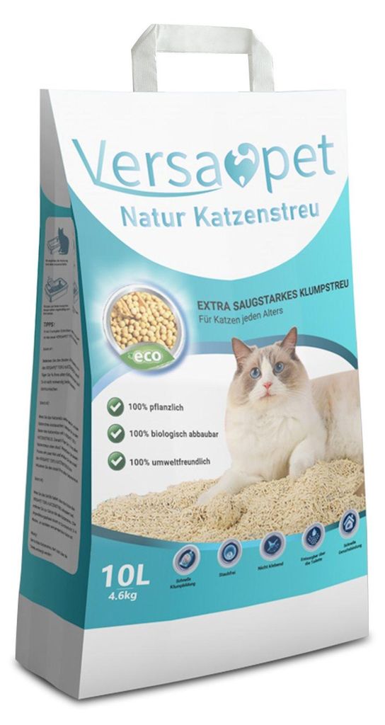 Versapet TOFU Katzenstreu Naturstreu klumpend  Klumpstreu Produktbild 