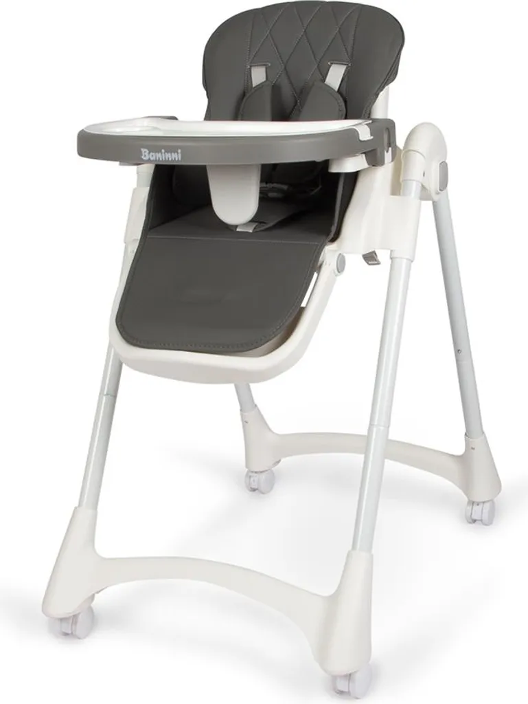 Chaise Haute Repas Bébé Roma Baninni Évolutive et Facile à Nettoyer