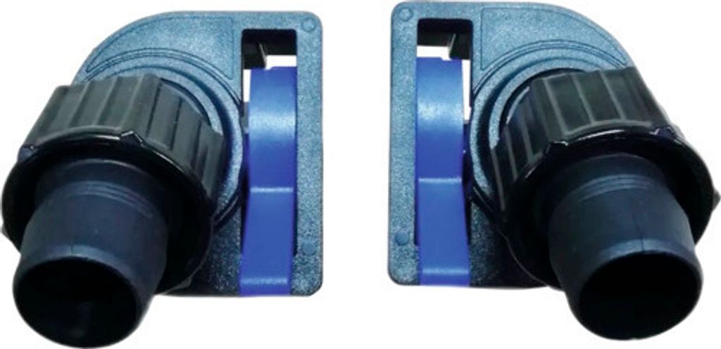 Einlassventil AQUAEL Absperrventil IN BLUE für HYPERMAX & LINK 2 St. blau, schwarz