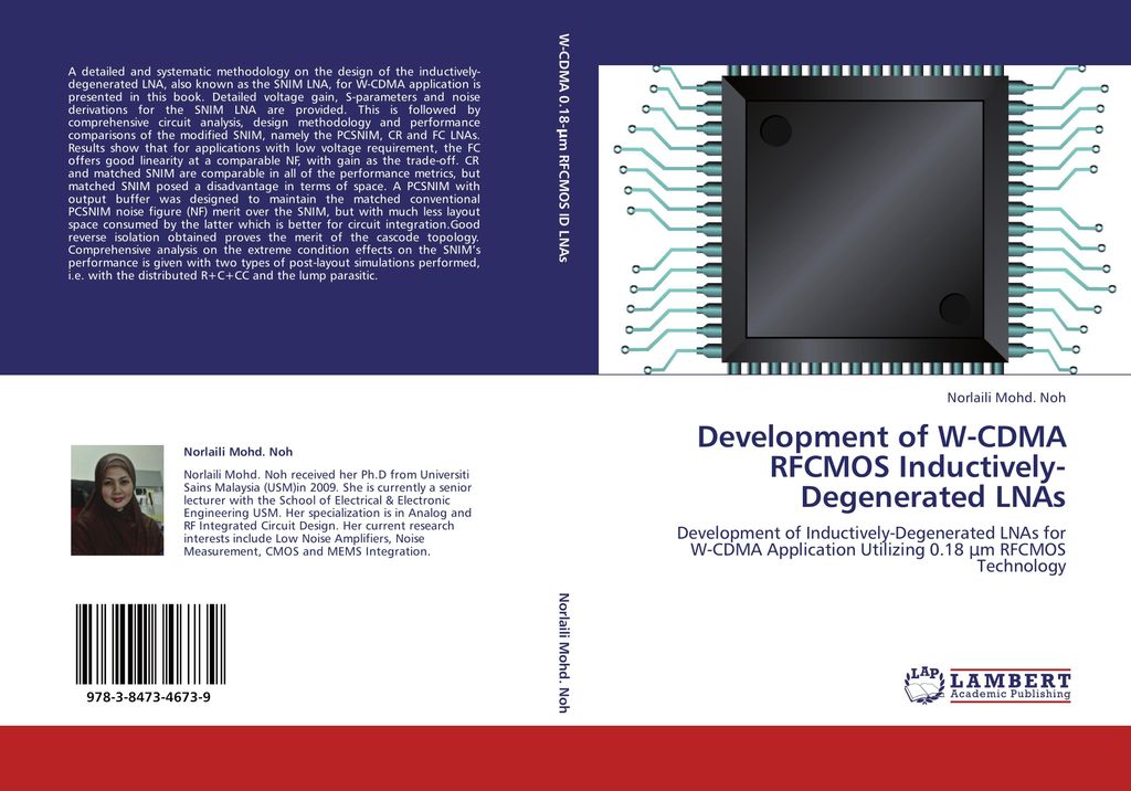 Development of W-CDMA RFCMOS Inductively-Degenerated LNAs