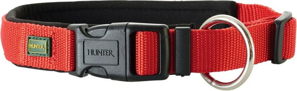 Hundehalsband Hunter Neopren Vario Rot (30-35 cm)