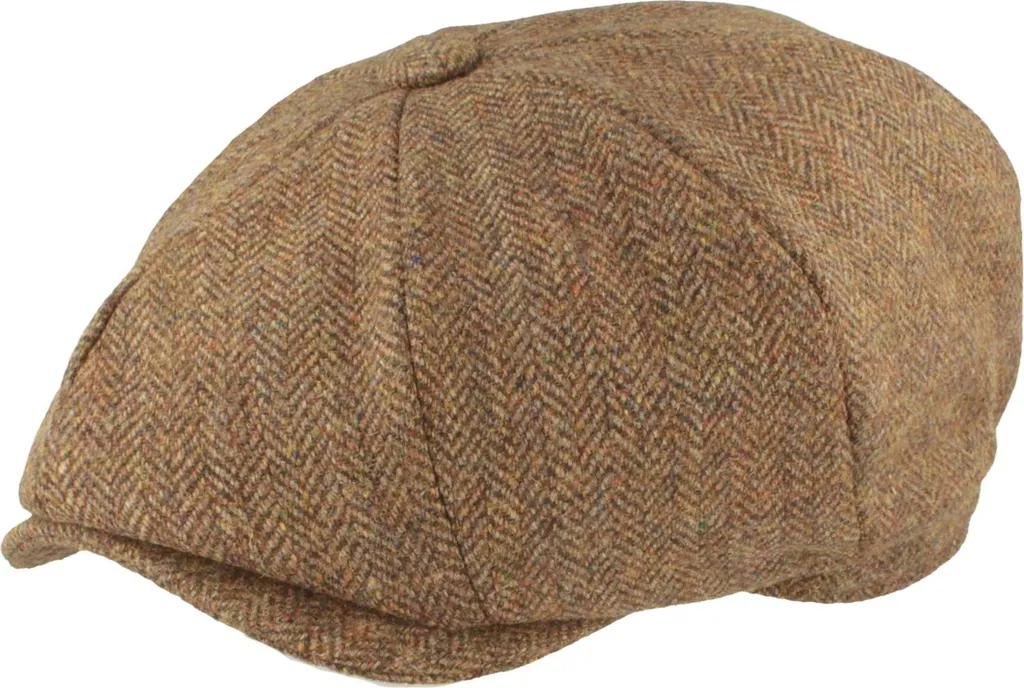 Casquette Laine Chaude et Anti-Démangeaison Newsboy Chevron pour Homme