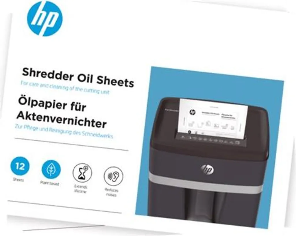 HP Aktenvernichter Öl-Blätter
