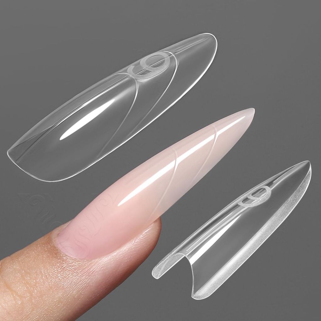 240-tlg. Dual-Formen-Set – Transparente Nagelschablonen für Produktbild 